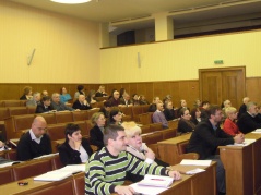 29 February 2012 Participants of the presentation on "Introduction to Internal Control” 